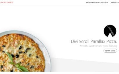 5 Divi Layouts for Pizzerias