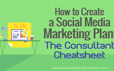 How to Create a Social Media Marketing Plan: The Consultant Cheat Sheet