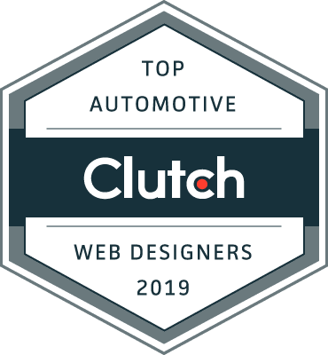 Top Automotive Web Designers Award Clutch Image