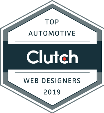 Top Automotive Web Designers Award Clutch Image