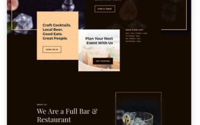 Get a FREE Bar Layout Pack for Divi