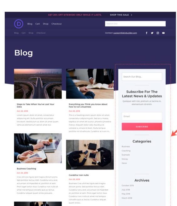 How to Optimize Your Sidebar on Mobile Using the Divi Theme Builder