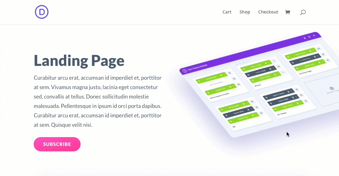 How to Create an Animated Promo Bar to Page Templates in Divi