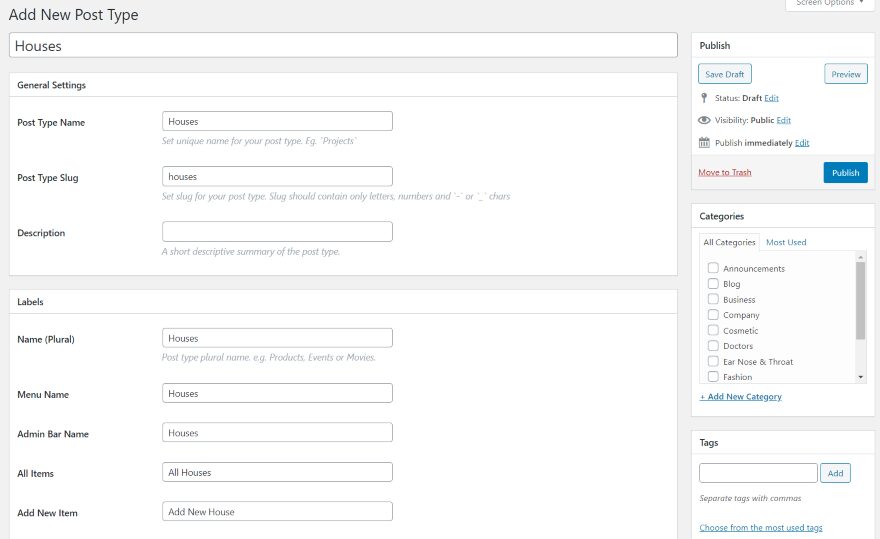 Creating a Divi Machine Post Type