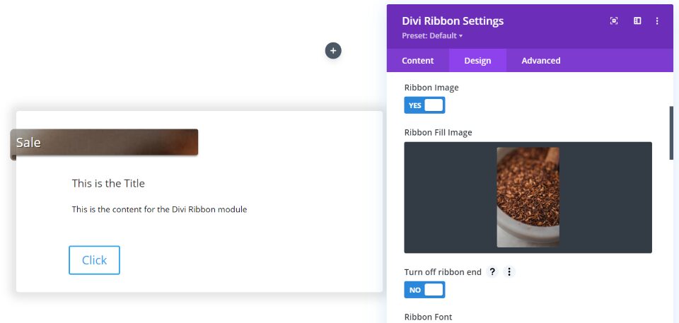 Ribbon Settings