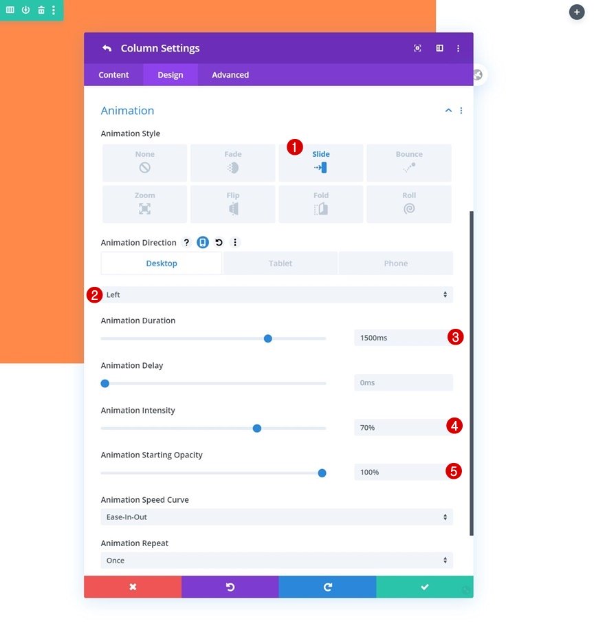 column contact form