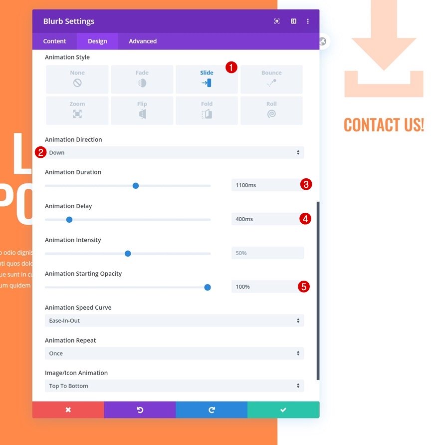 column contact form