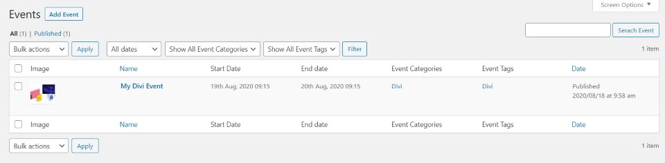 Divi Plugin Highlight: Divi Event Manager