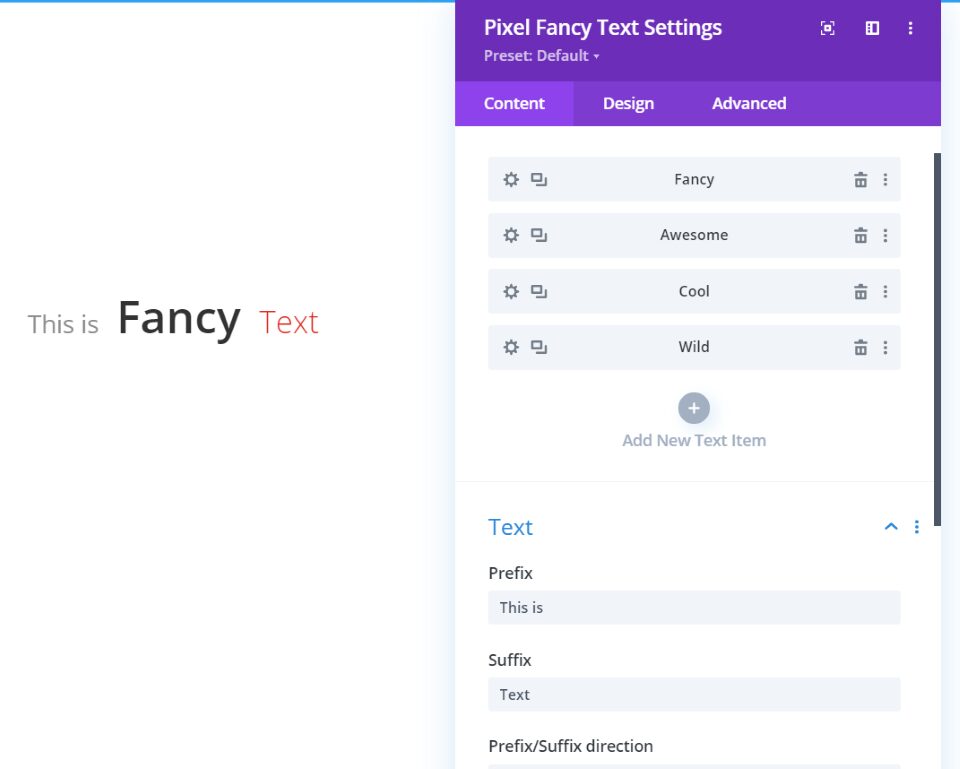 Fancy Text