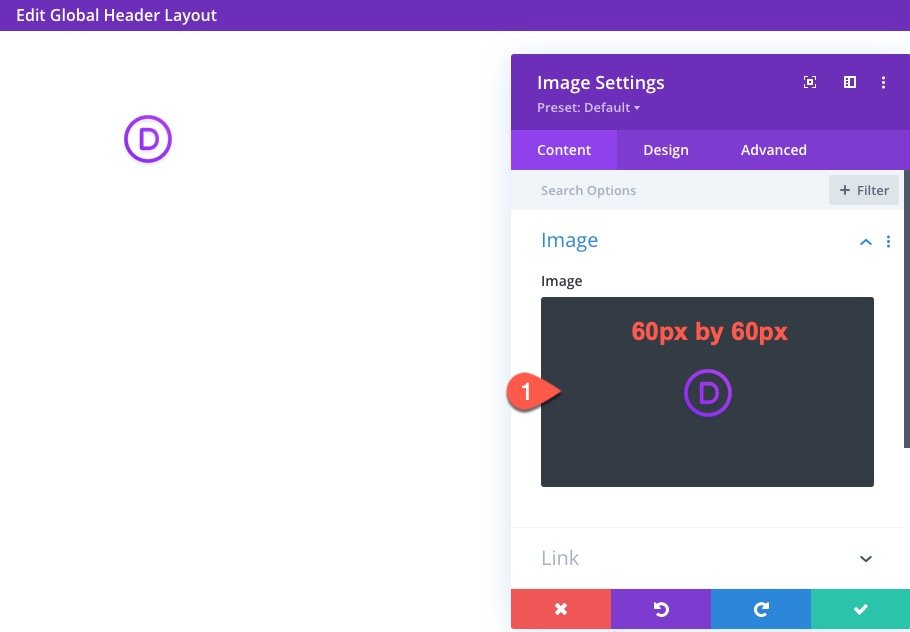 divi logo image global presets