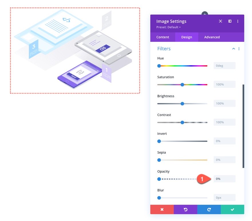 change style of multiple elements on click or hover in divi