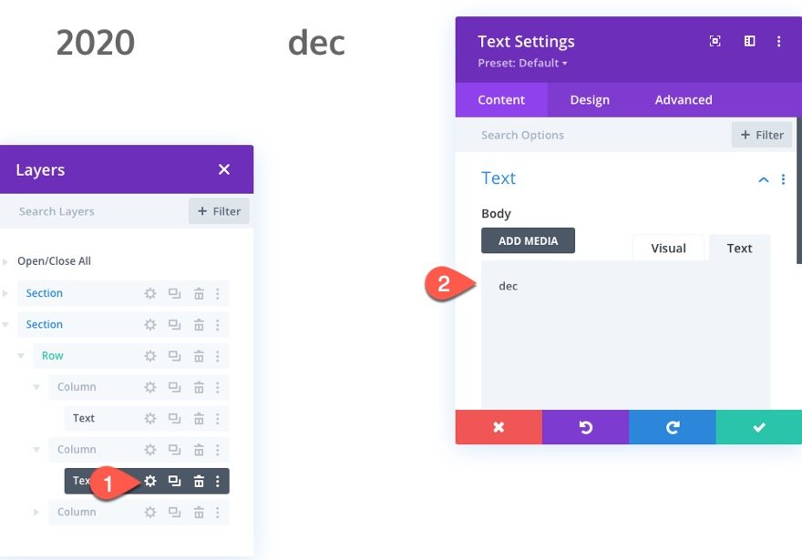 divi vertical sticky timeline