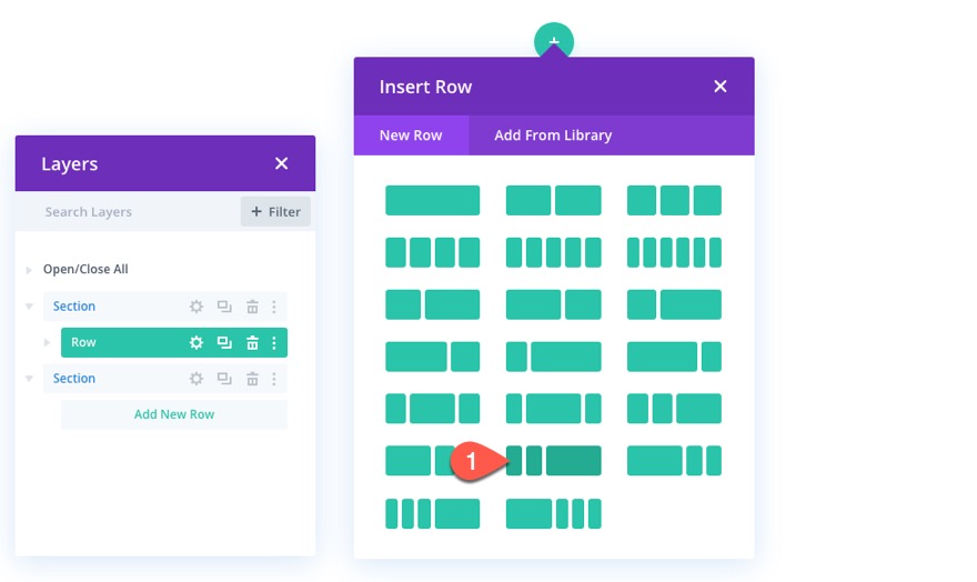 divi vertical sticky timeline