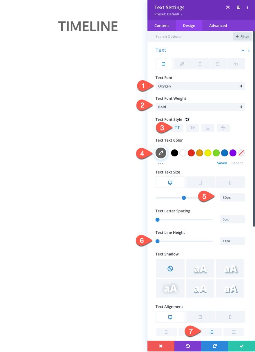 divi vertical sticky timeline