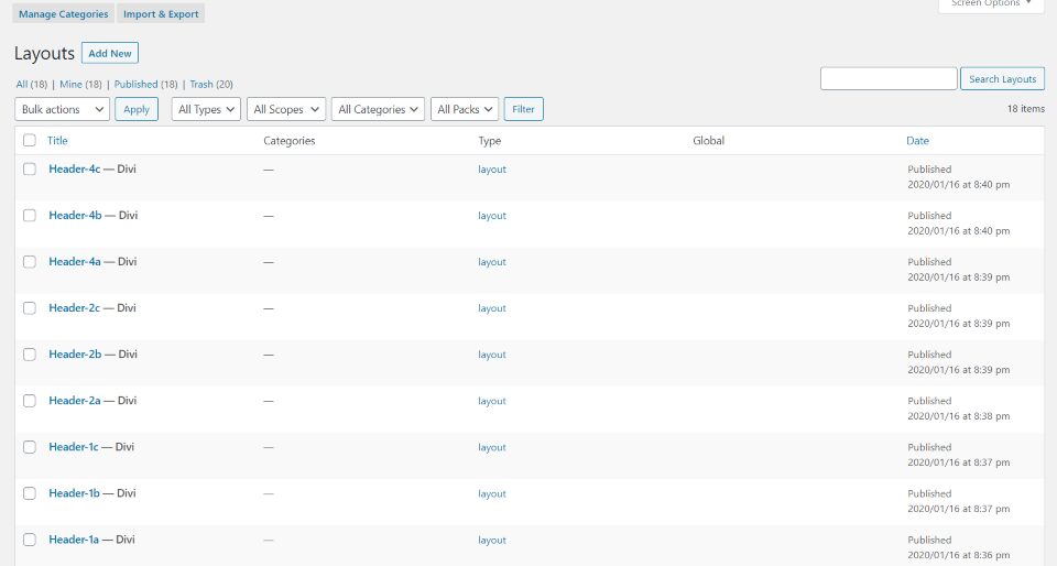 An Overview and Review the Header Layout Pack by Divi Life