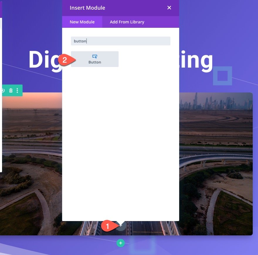 divi sticky promo video with toggle