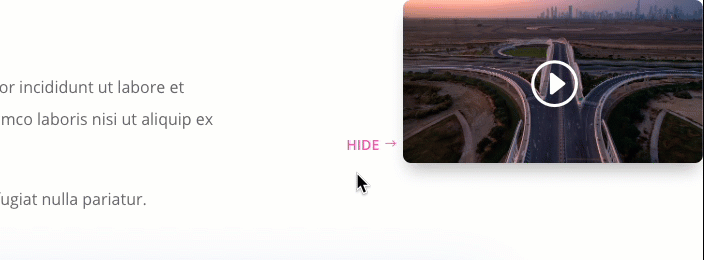 How to Create a Sticky Promo Video with a Show/Hide Toggle in Divi