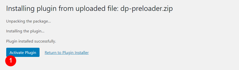 Install DP Preloader