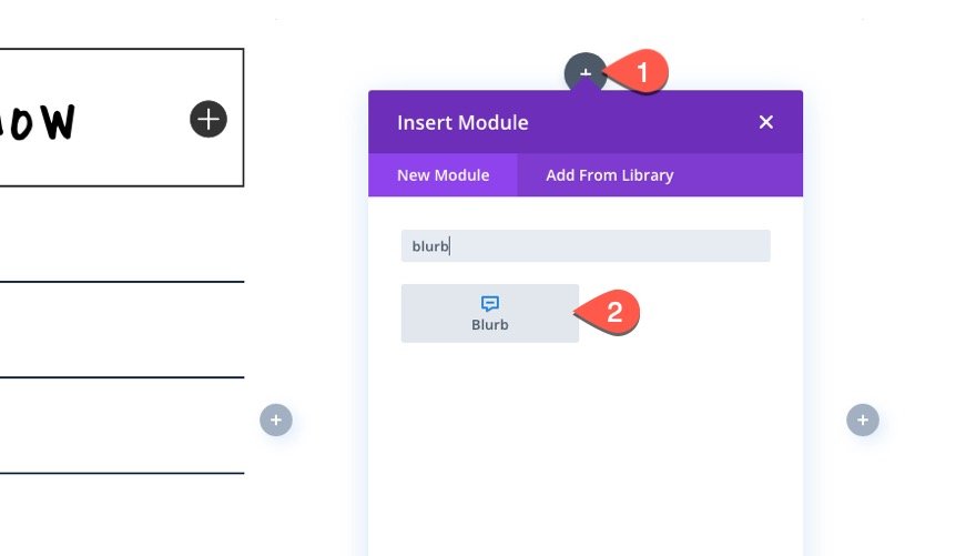 insert divi modules or rows into other modules