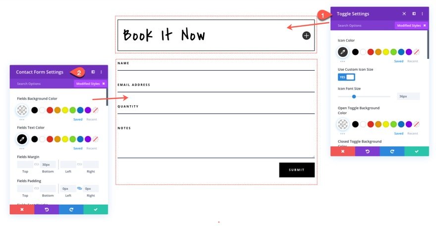 insert divi modules or rows into other modules