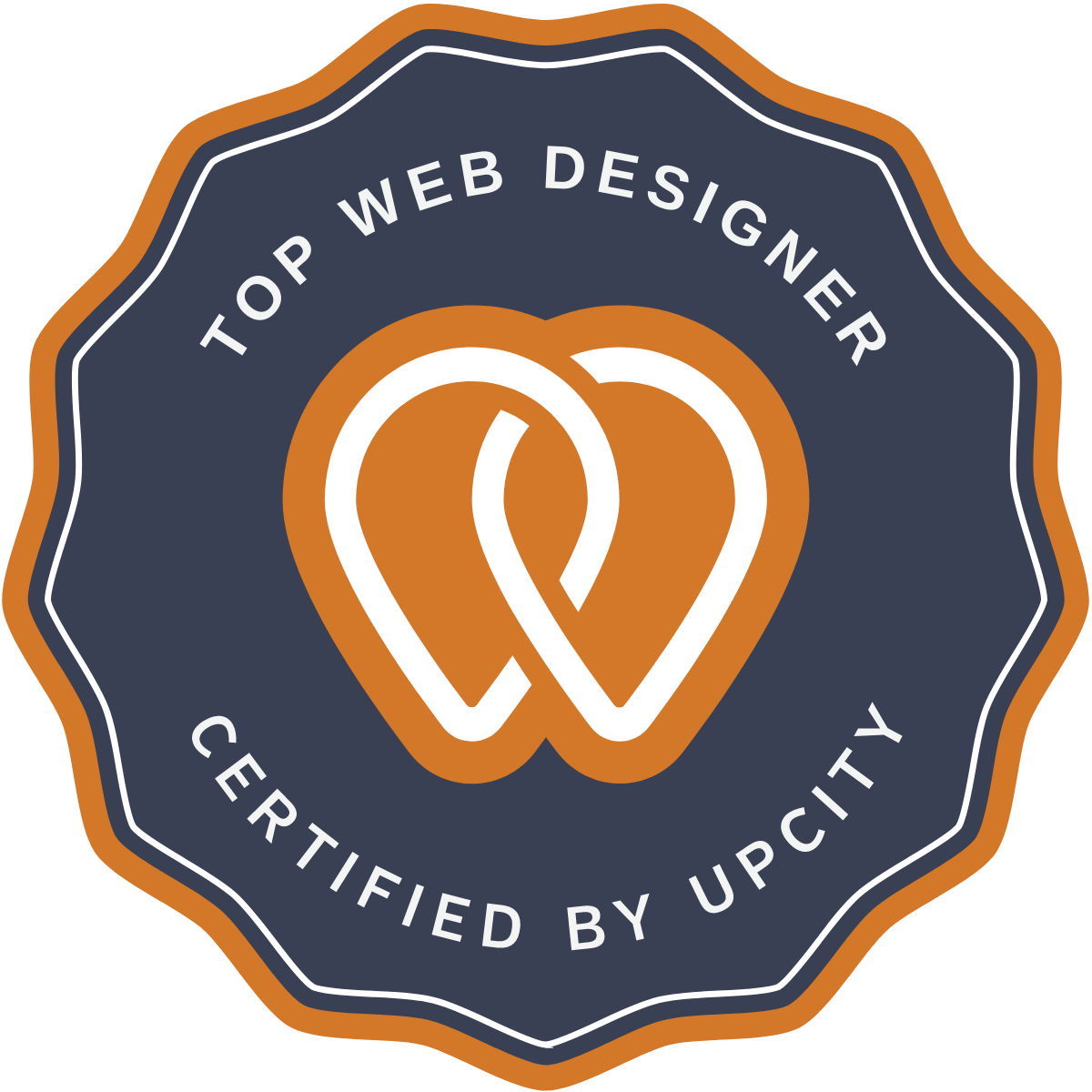 UpCity Award Badge Top Web Designer 2021