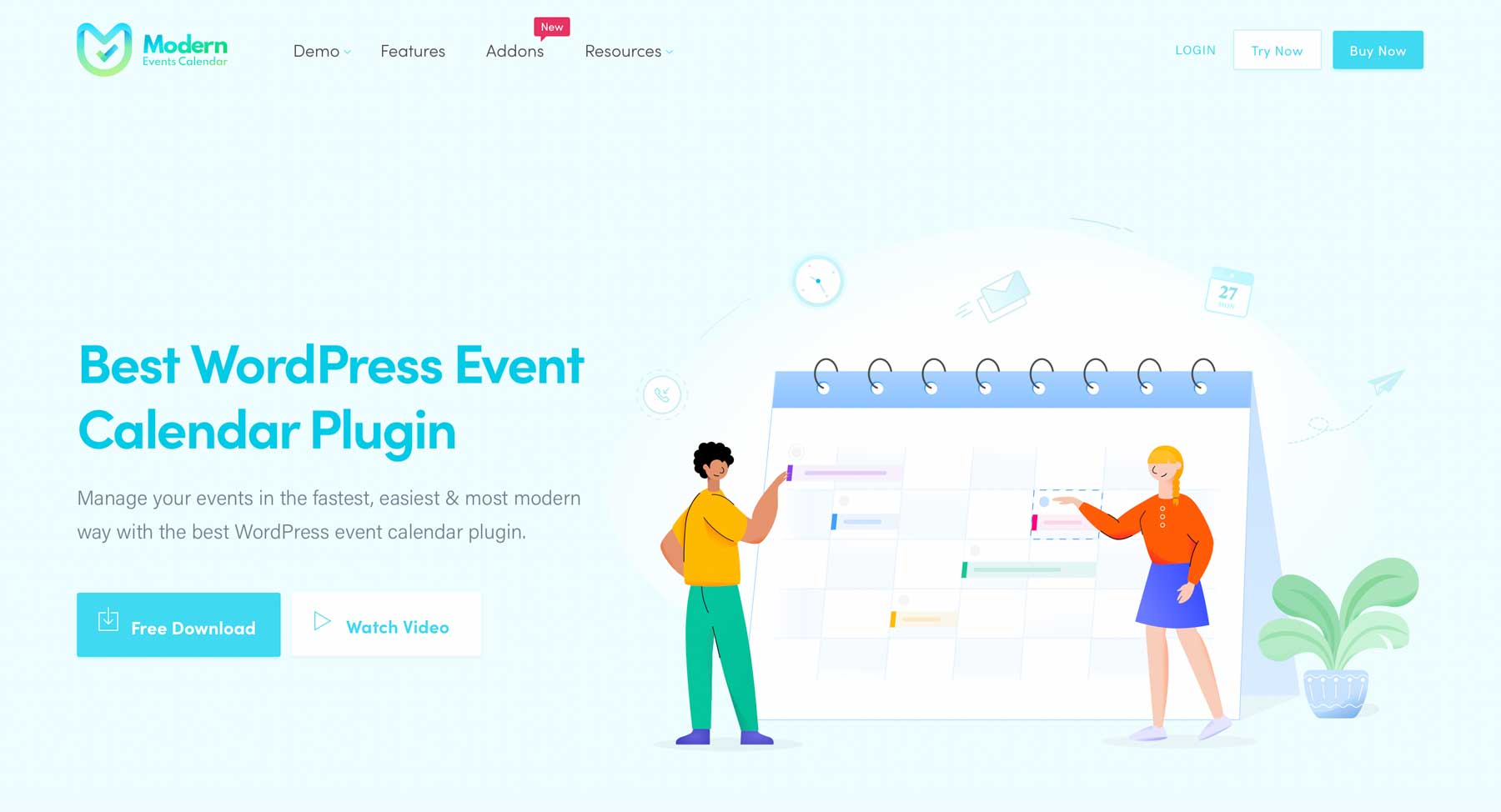 The Modern Events Calendar Lite plugin