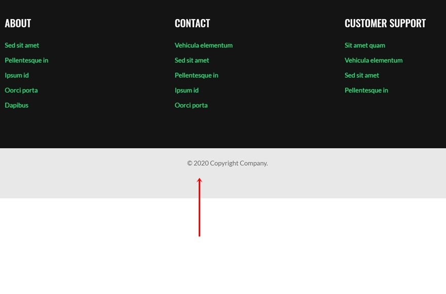 How to Interactively Highlight Contact Details in Your Global Footer with Divi