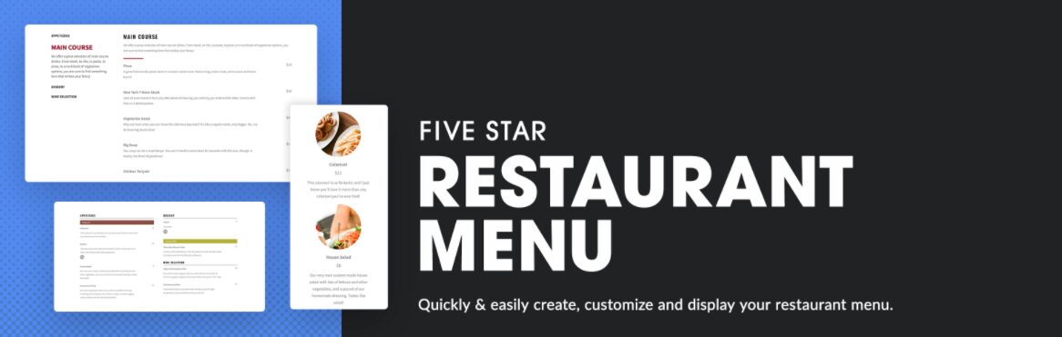 7 Best WordPress Restaurant Menu Plugins