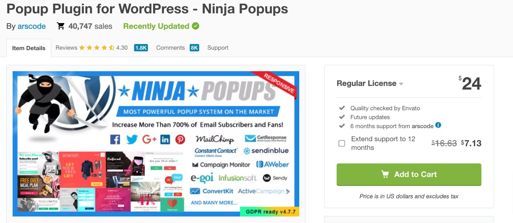 The Ninja Popups plugin.