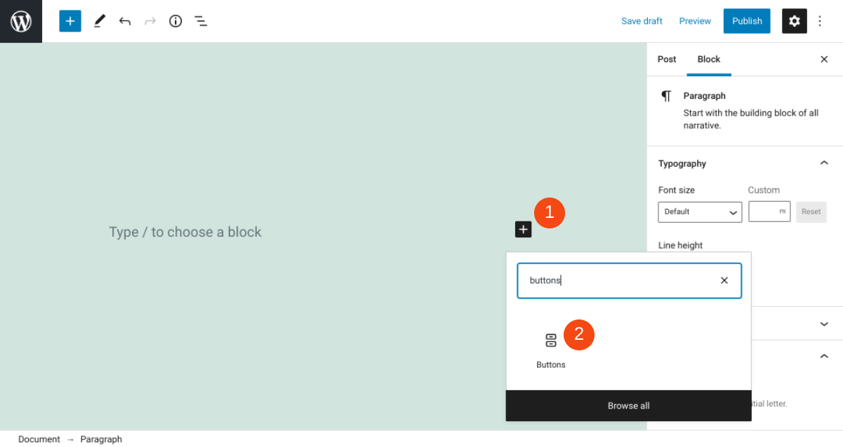 How to Use the WordPress Buttons Block - Ask the Egghead, Inc.