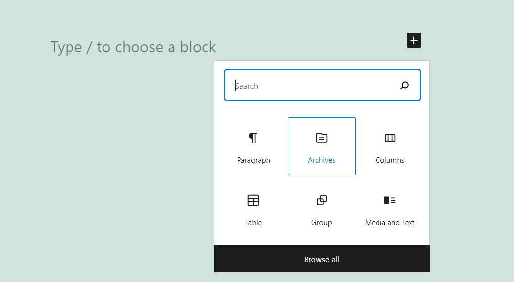 How to Use the WordPress Archives Block