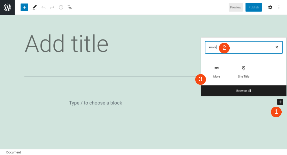 How to Use the WordPress More Block - Ask the Egghead, Inc.