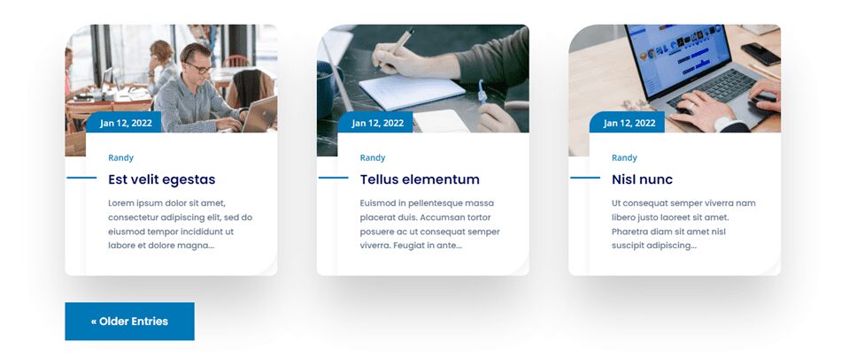 Ultimate Divi Modules UI Bundle Page Layouts
