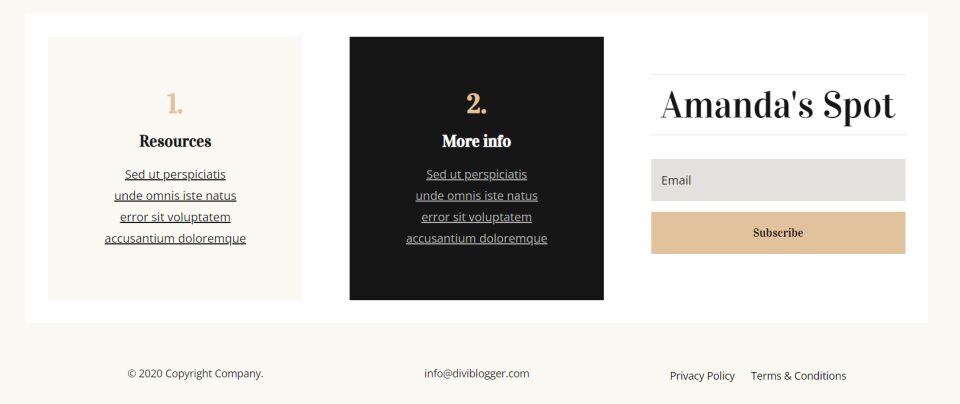 How to Add Privacy & Terms Links to Your Divi Footer