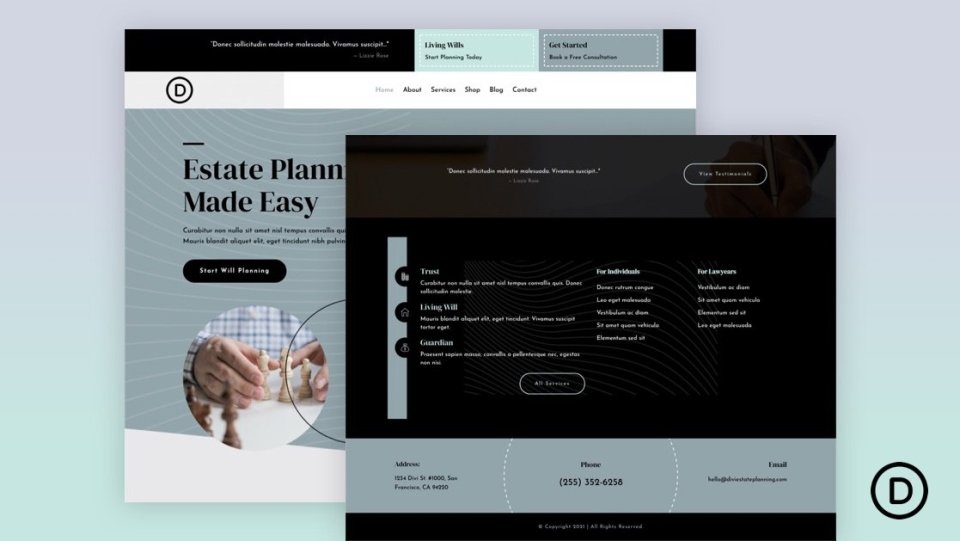 How to Make Your Footer Sticky with Divi