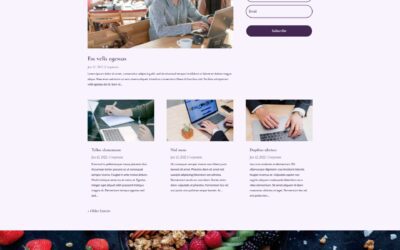 How to Build a Blog Page with Divi’s Blog Module
