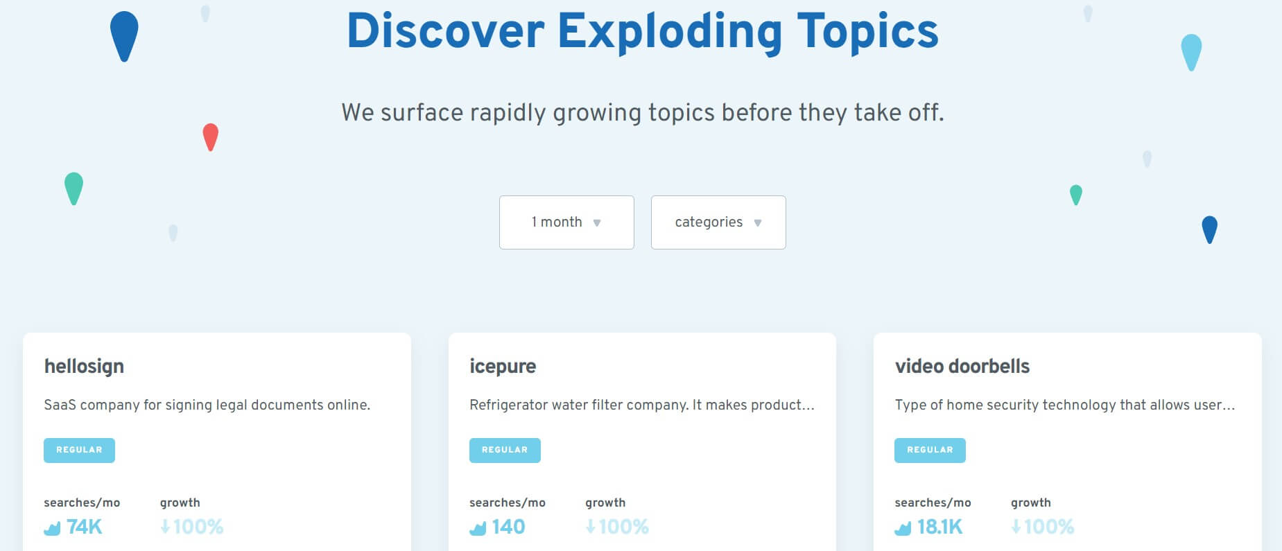Exploding Topics is one of the best free SEO tools. 