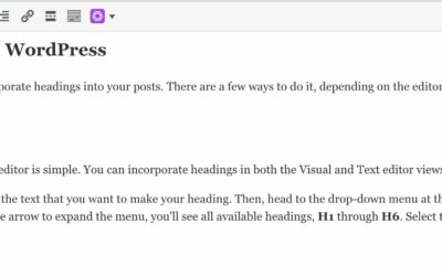 Best Practices for Heading Tags in WordPress SEO