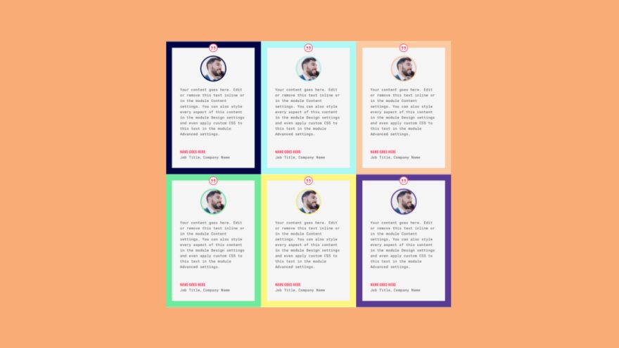 How to Create a Testimonial Grid Layout