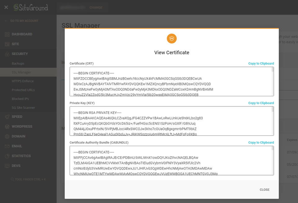 view certificate ssl