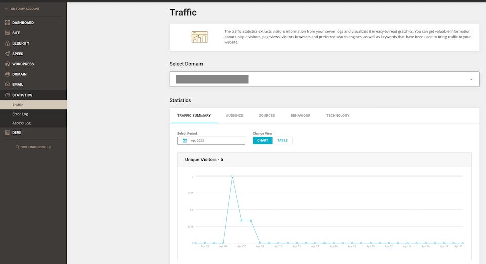 SiteGround site tools