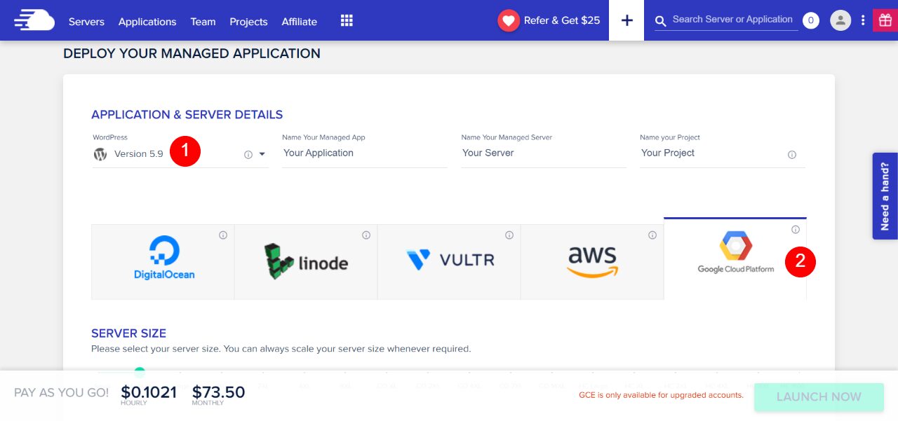 Running WordPress on Google Cloud with Cloudways.