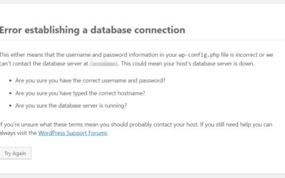 How to Repair the WordPress Database