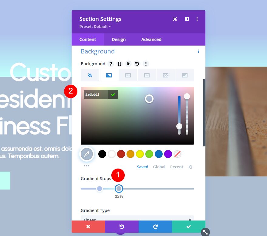 Divi Gradient Builder Example Three