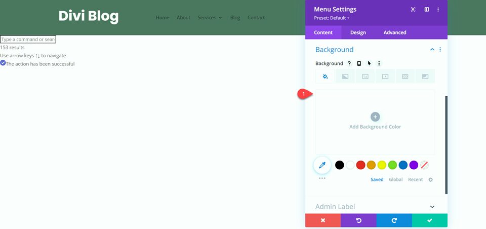 Divi Fullwidth vs Regular Menu Module Regular Menu Remove Background