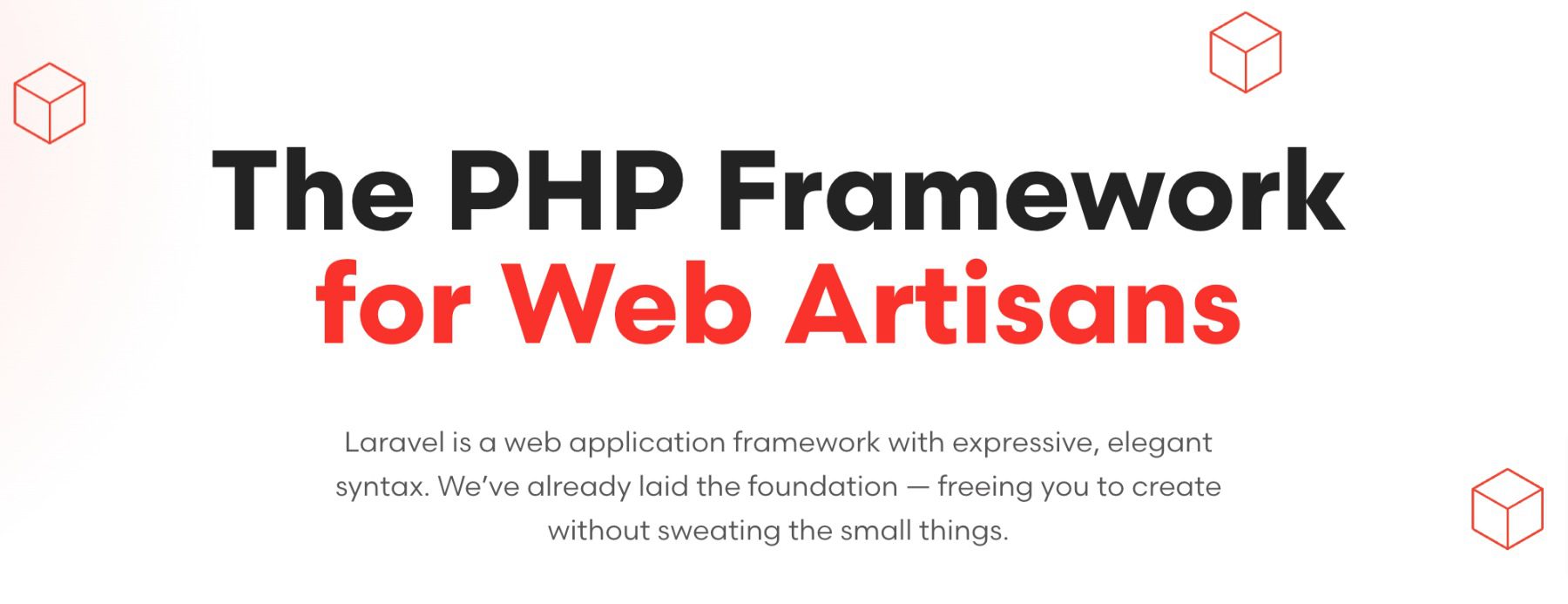 Laravel homepage