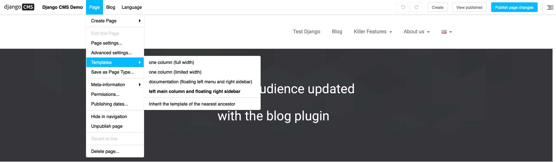 wordpress vs django templates