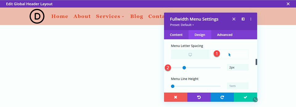 Divi Style Cart Search Icons Fullwidth Menu Layout 3 Hover Spacing