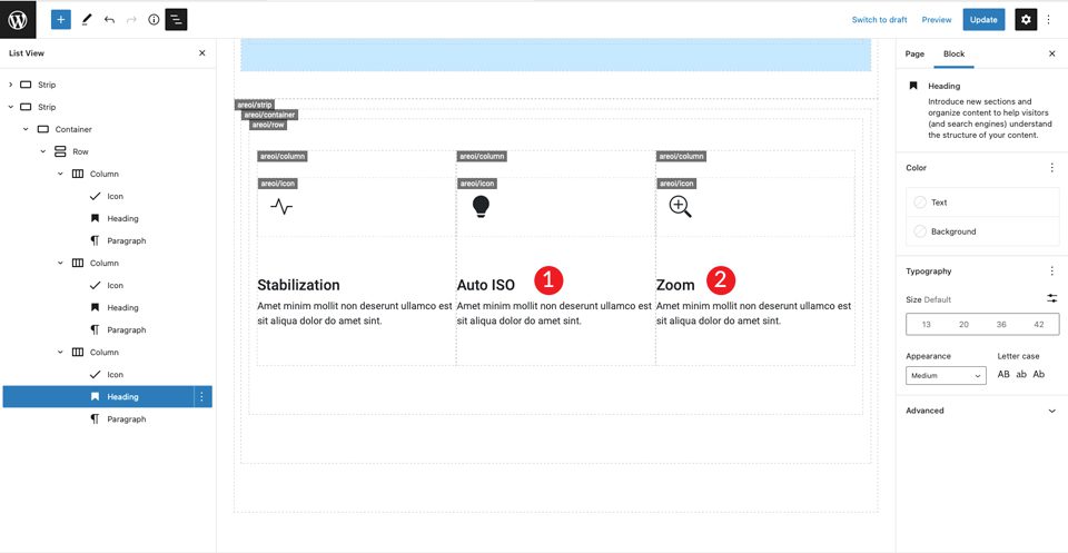 Change Column Headings