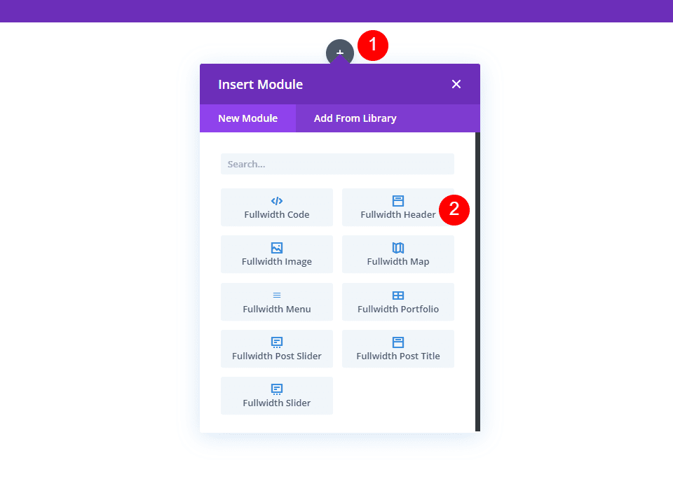 Fullwidth Header Design